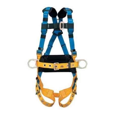 Werner Werner LITEFIT Construction Harness, Tongue Buckle Legs, X-Large H332104